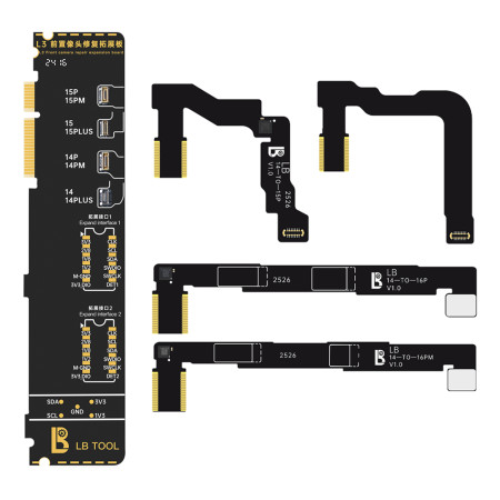 Luban L3 Mini iPhone 14 to 15 / 16 Pro Series Front Camera Repair Flex Cable & Expansion Board