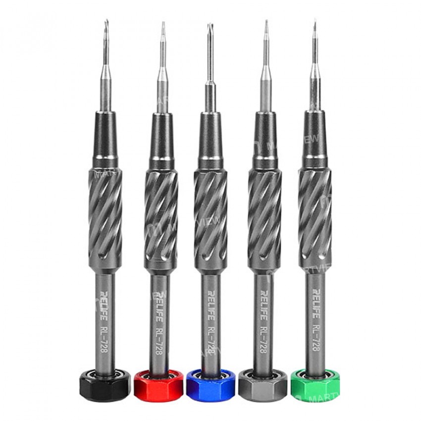 Relife RL-728 2D Strong Magnetic Extra Hard Anti-slip Screwdriver for Phone Repair