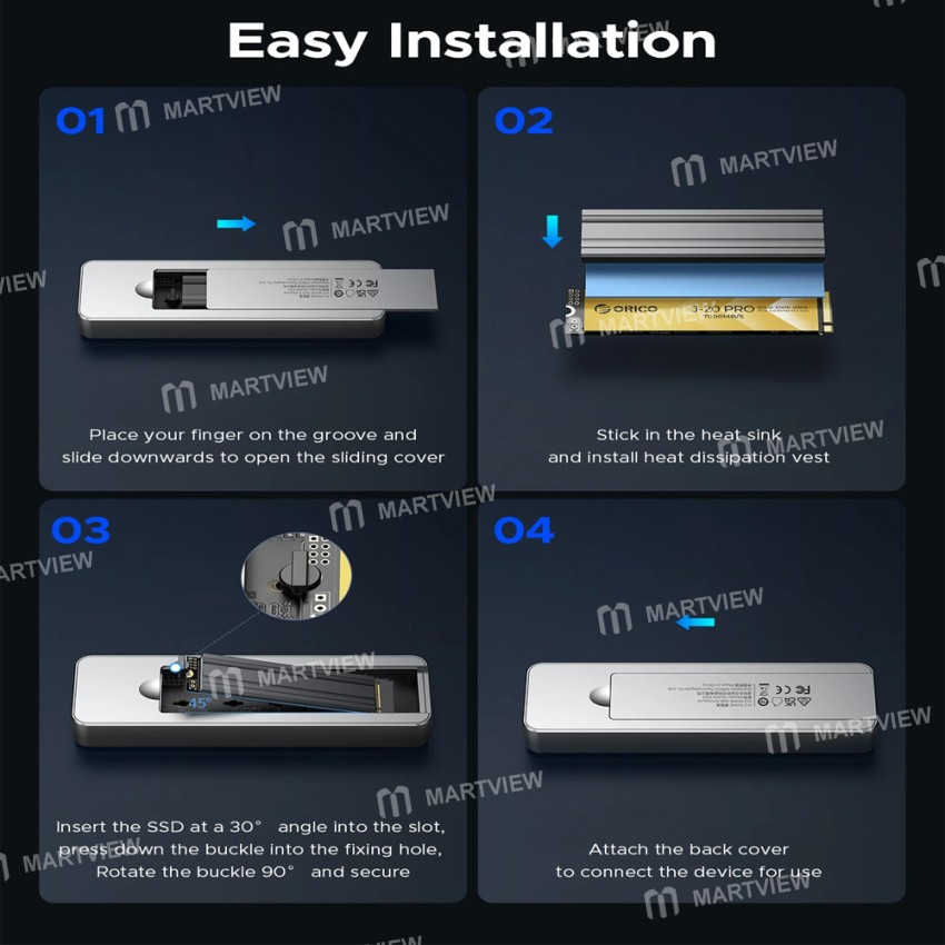 orico oum2-u4-type-c-rgb-usb4-40gbps-m2-nvme-ssd-enclosure-with-cooling-fan-13