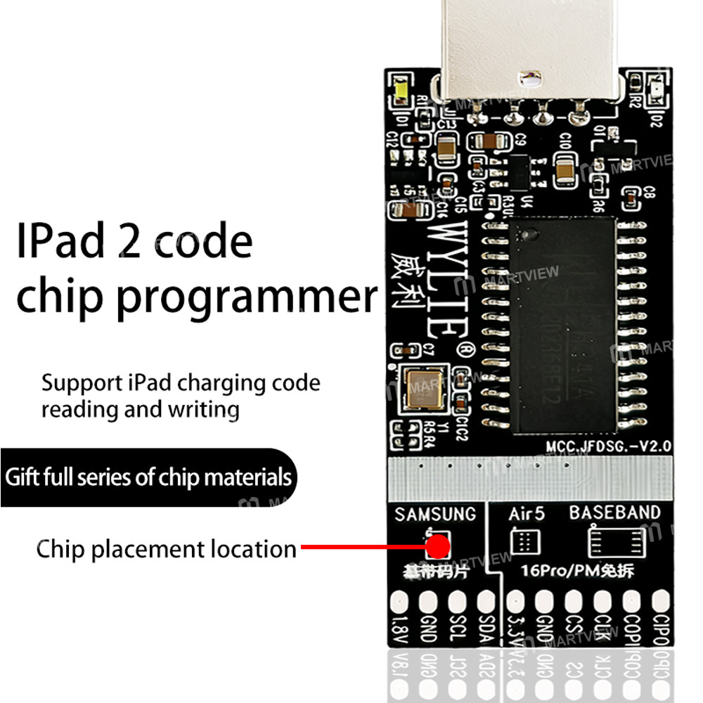 wylie 2nd-ipad-chip-programmer-support-all-type-c-interface-ipad-iphone-6-17pm-baseband-chip-read-wr