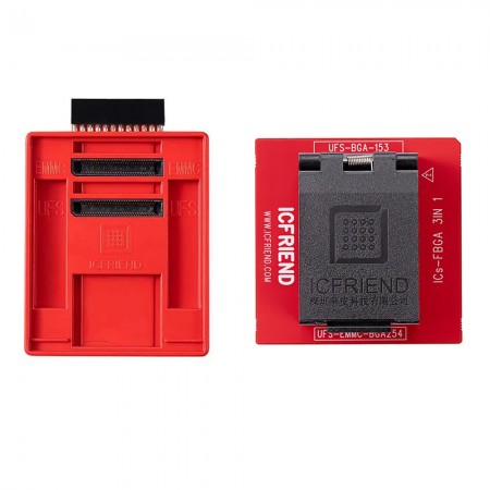 2 in 1 UFS BGA254 BGA153 ICFriend Socket for Easy Jtag Plus Box