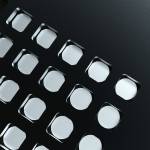 Mega-Idea Square Hole Power Logic Communication BGA Reballing Black Stencil for Android Smart Phones