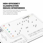 luowei lw-334-larger-size-double-sided-magnetic-screw-storage-pad-5