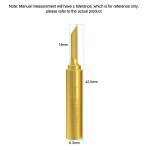 Sunshine SS-900M-T-CK Pure Copper Ultra-Thin Cutter-type Soldering Iron Tip -1Pcs