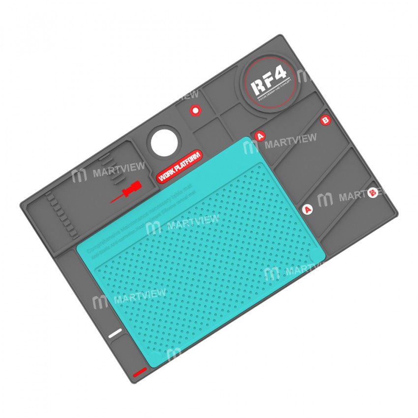 RF4 High-temperature Anti-skid Repair Silicone Pad for Mobile Phone Computer Repair