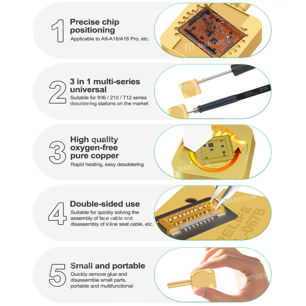relife rl-067b-936-210-t12-universal-heating-iron-table-for-a9-to-a18-cpu-ic-chip-bga-repair-5
