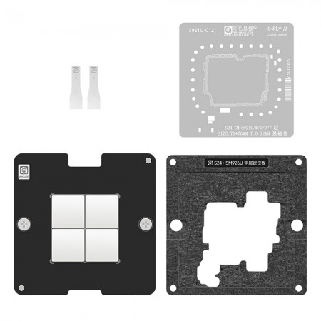 Amaoe SM926U Middle Layer BGA Reballing Stencil Platform Set for Samsung S24 Plus SM926U