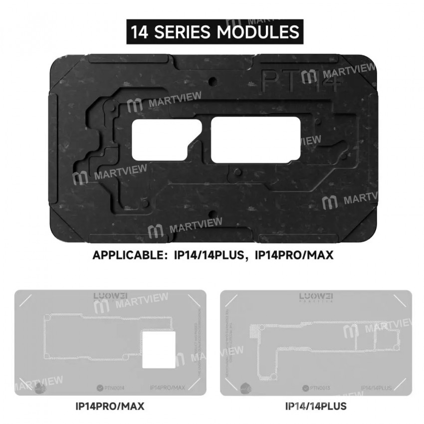 luowei lw-pt01-motherboard-middle-layer-planting-tin-platform-set-for-iphone-x-to-15pro-max-4