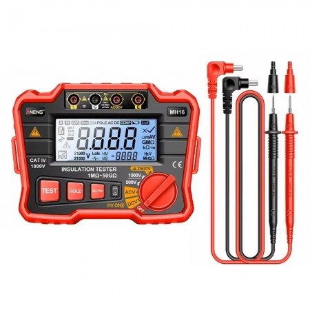 Aneng MH16 2500V Automatic Discharge High Precision Digital Insulation Resistance Tester