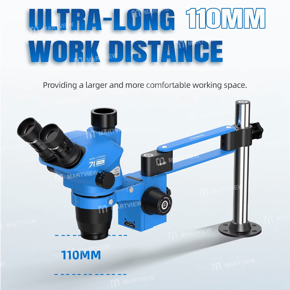 forward fw-71pro-max-r03-67-45x-synchronous-zoom-trinocular-stereo-microscope-with-r03-short-style-s