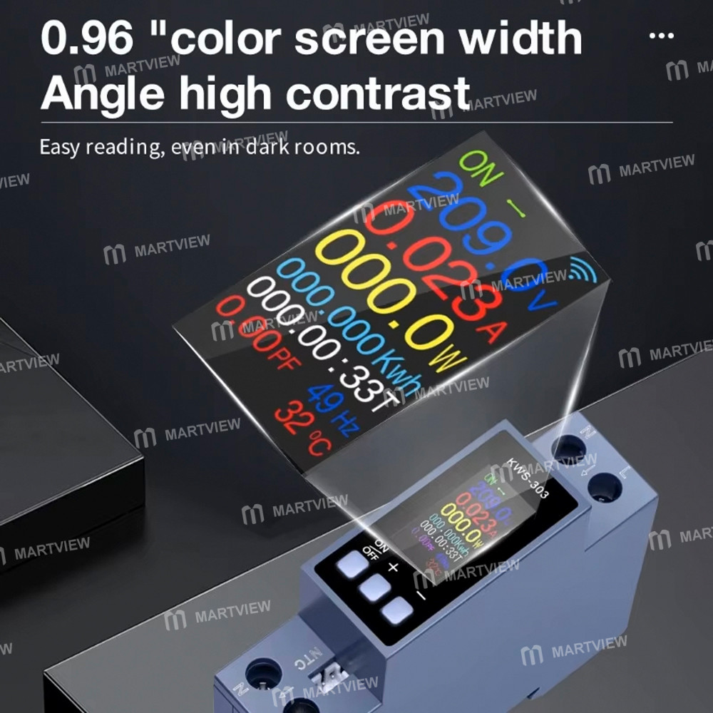 kws 303-series-multifunctional-rail-mounted-voltage-current-meter-with-power-off-protection--wifi-fu