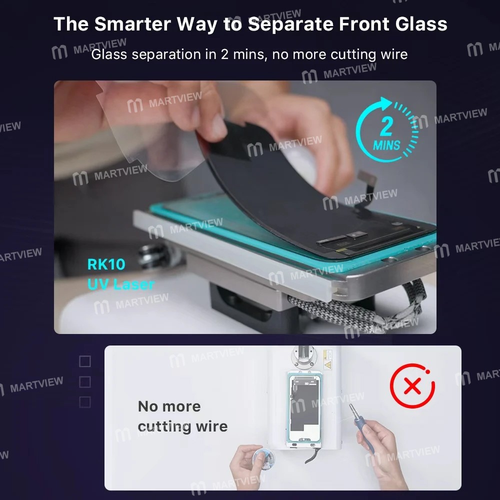 refox rk10-5w-cold-light-uv-laser-machine-for-mobile-phone-frame-back-glass-bracket-disassembly-6
