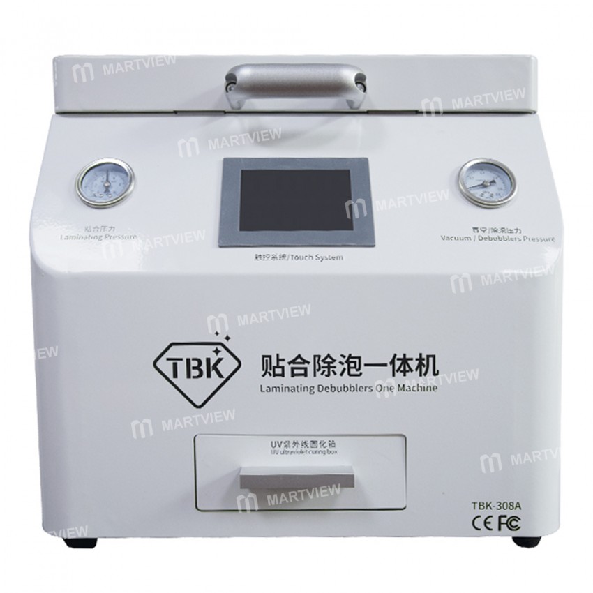 TBK-308A UV 15inch 3in1 OCA Laminating Defoaming Integrated Machine With UV Ultraviolet Curing Box