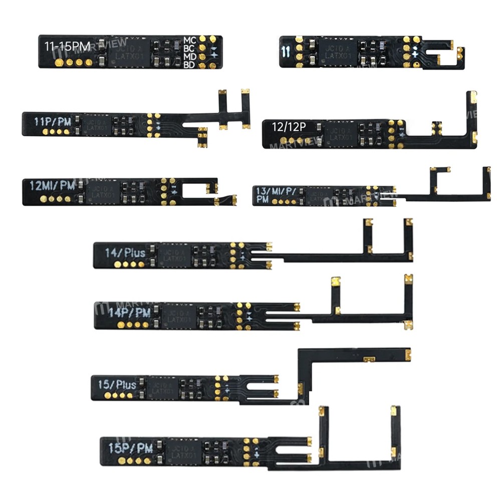 jcid v1s-4th-gen-built-in-battery-repair-flex-cable-for-iphone-11-to-15pro-max-1