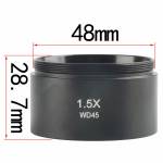 15x wd45-auxiliary-objective-lens-threaded-48mm-for-stereo-zoom-microscope-1