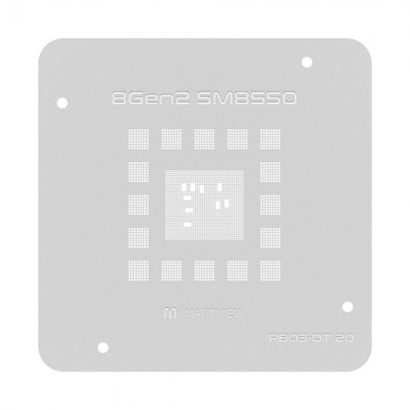 Martview RB03-QT20 CPU BGA Reballing Stencil for Qualcomm Snapdragon 8Gen2 SM8550