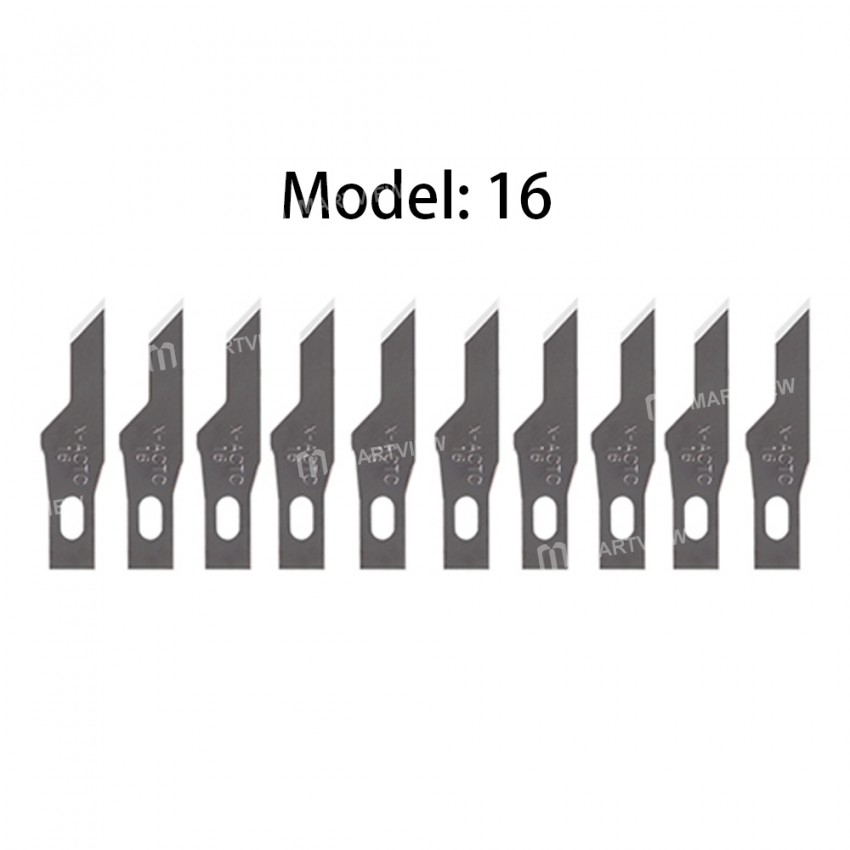 Non-Slip Metal Engraving Craft Knife Tools Set with 10pcs Blades