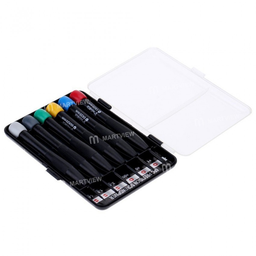 Pro'sKit 8PK-2061 6-in-1 Precision Cross + Slot Screwdriver Set