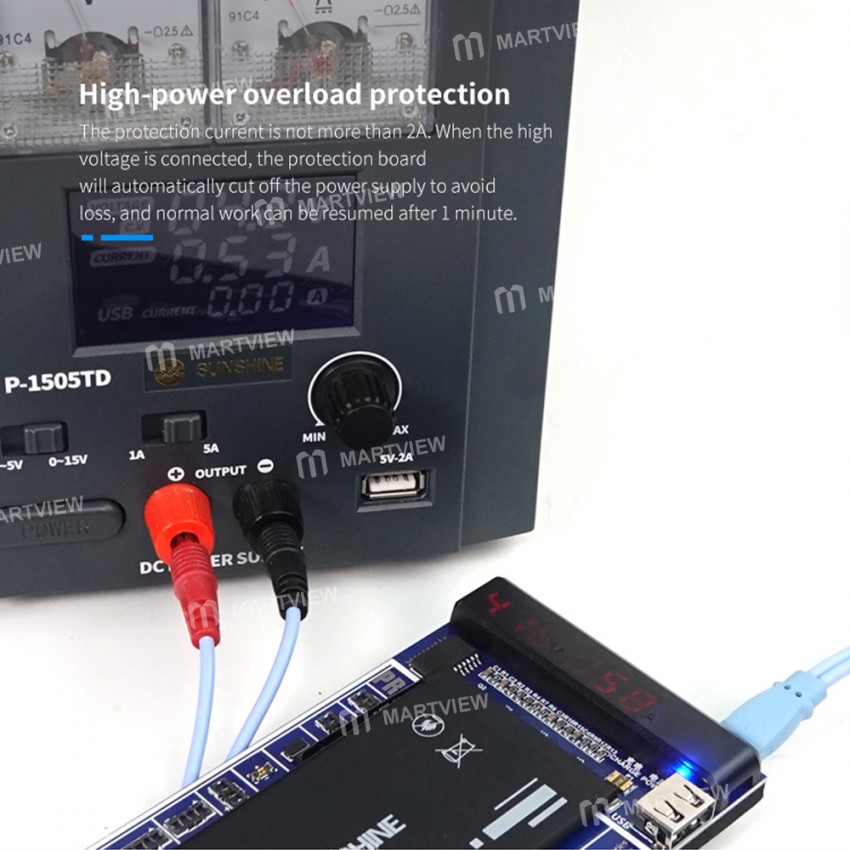 Sunshine SS-915 Fast Charging Smartphone Battery Activation Board with LED Display
