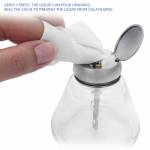 Kaisi DKT-18A 180mL Press-type Anti-corrosion Anti-static Copper Core Glass Alcohol Bottle