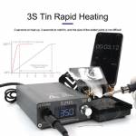 Sunshine GVM T245 130W Automatic Sleep Constant Temperature Soldering Station for Mobile Phone Repai