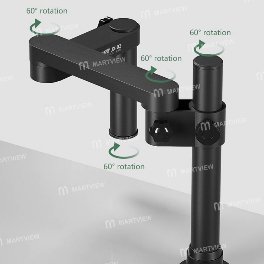 maant jx-02-robotic-arm-360-rotating-metal-microscope-swinging-arm-for-most-microscope-9