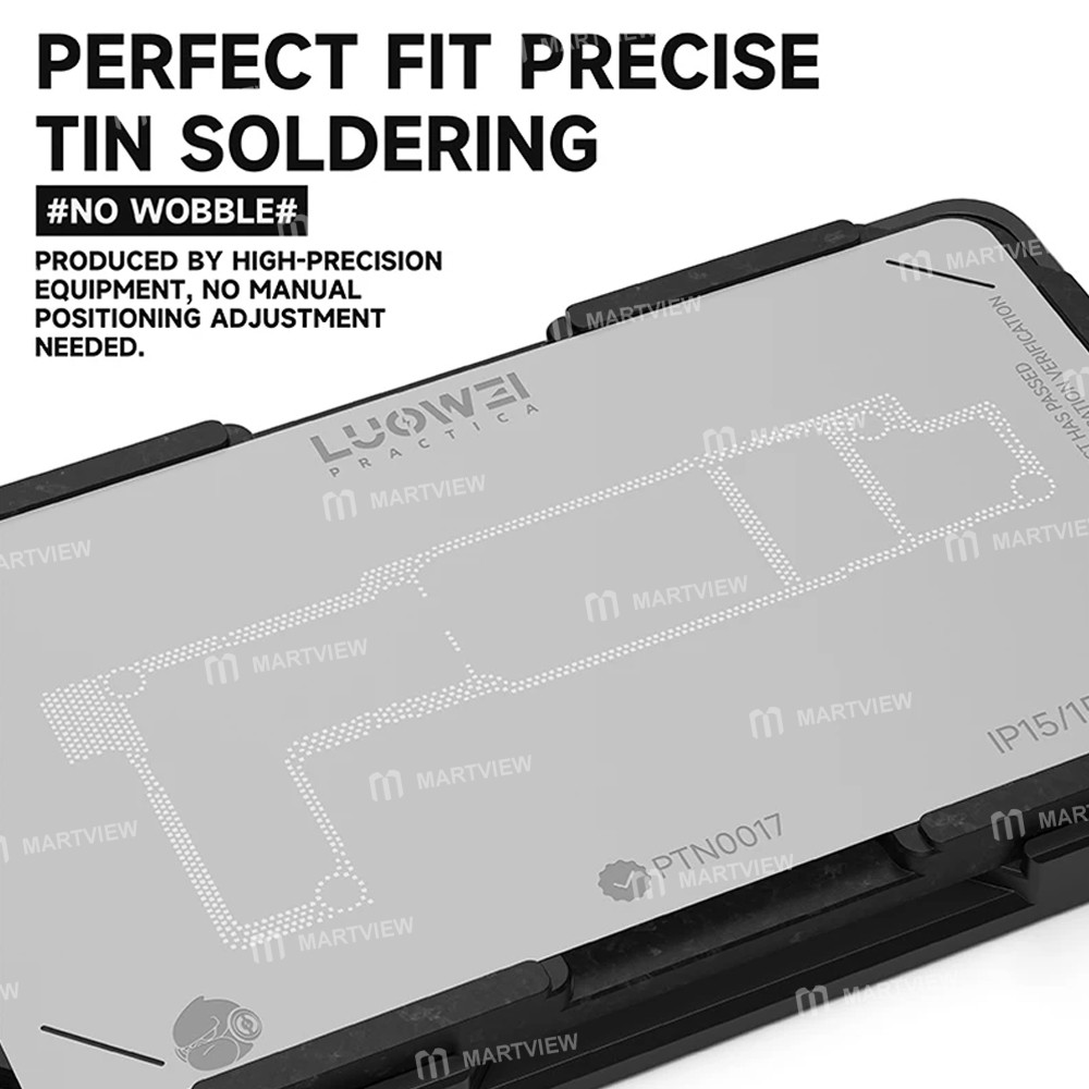 luowei lw-pt01-motherboard-middle-layer-planting-tin-platform-set-for-iphone-x-to-16pro-max-9