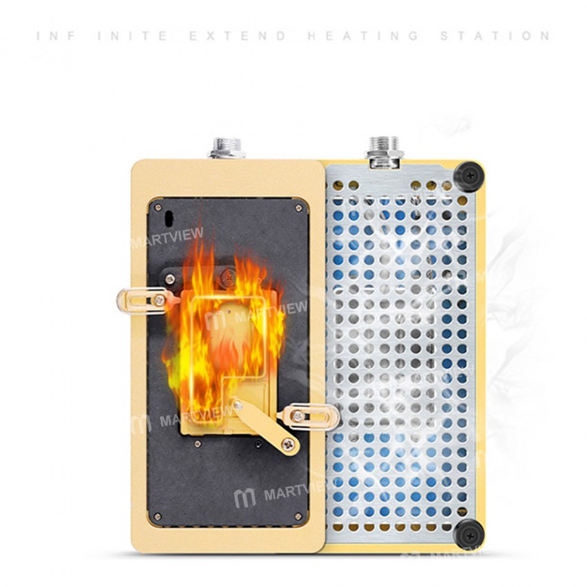 WL MINI203H Heating Station CPU Glue Removing Mainboard Layered Face ID Disassembly Heater for iPhon