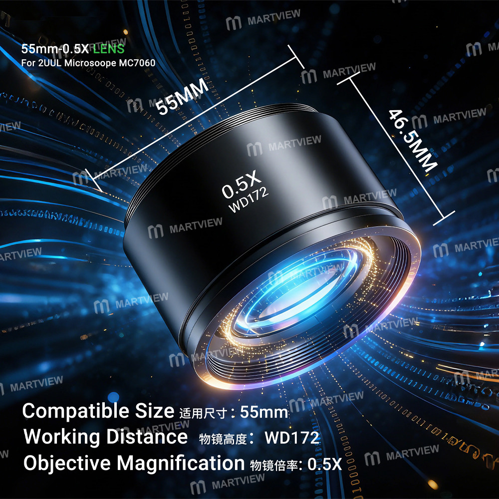 2uul ms05-55mm-wd172-05x-lens-for-2uul-mc7060-microscope-3