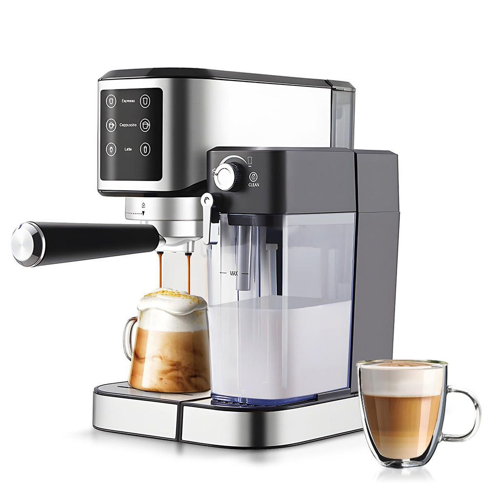 1350w electric-coffee-machine-20bar-mini-coffee-maker-with-92-smart-brew-and-automatic-milk-frothing