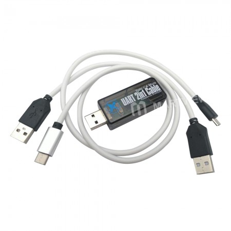 UART 2-in-1 Type-C Micro Cable for EFT Dongle / Octoplus FRP Dongle / Chimera Dongle Serial