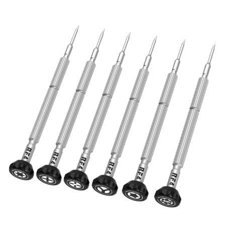 RF4 RF-SD17 6-in-1 Strong Magnetic S2 Alloy Steel 2D Screwdriver Set for iPhone Repair