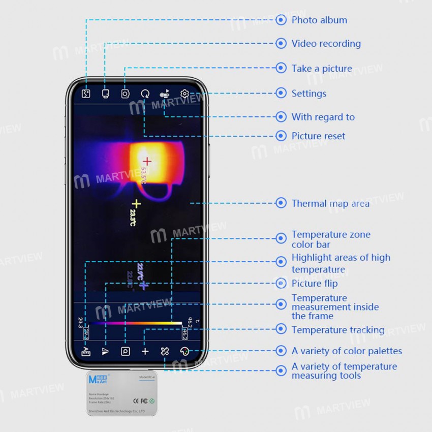 maant hawk-eye-rc-4-256x192-hd-type-c-infrared-thermal-imaging-camera-for-android-phones-16