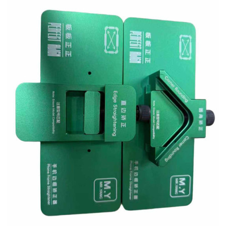 YCS M.Y Rounded-Corner + Straight-Edge Mobile Phone Frame Straightener for iPhone & Android