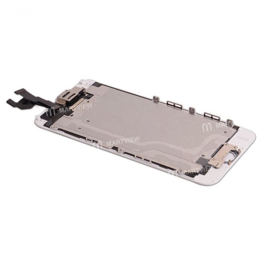 Replacement OEM iPhone 6 LCD with spareparts home button earphone camera etc white