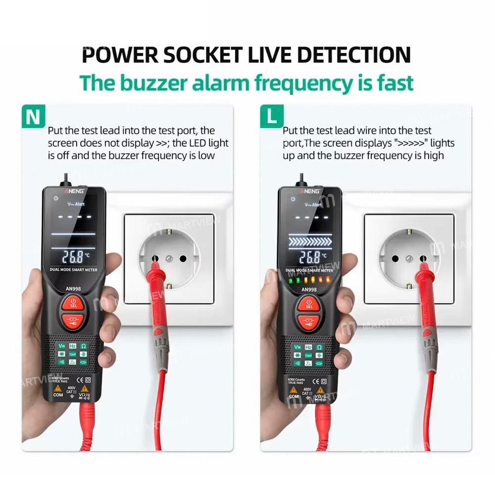 aneng an998-non-contact-detection-professional-automatic-digital-multimeter-with-temperature-test-5
