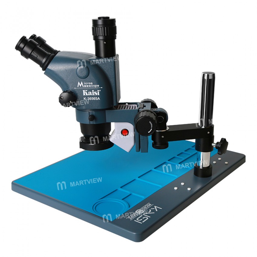 kaisi ks-36565mp-65-65x-synchronous-zoom-hd-trinocular-stereo-microscope-with-aluminum-alloy-base-6