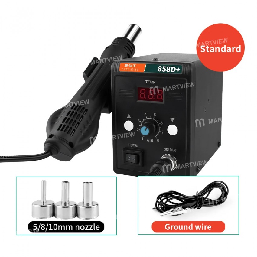 luxianzi 858d-700w-smart-sleep-lead-free-digital-display-hot-air-soldering-station-7