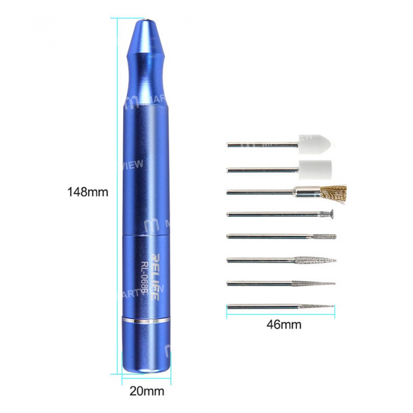 Relife RL-068B Intelligent Rechargeable Mini Electric Polishing Grinding Pen