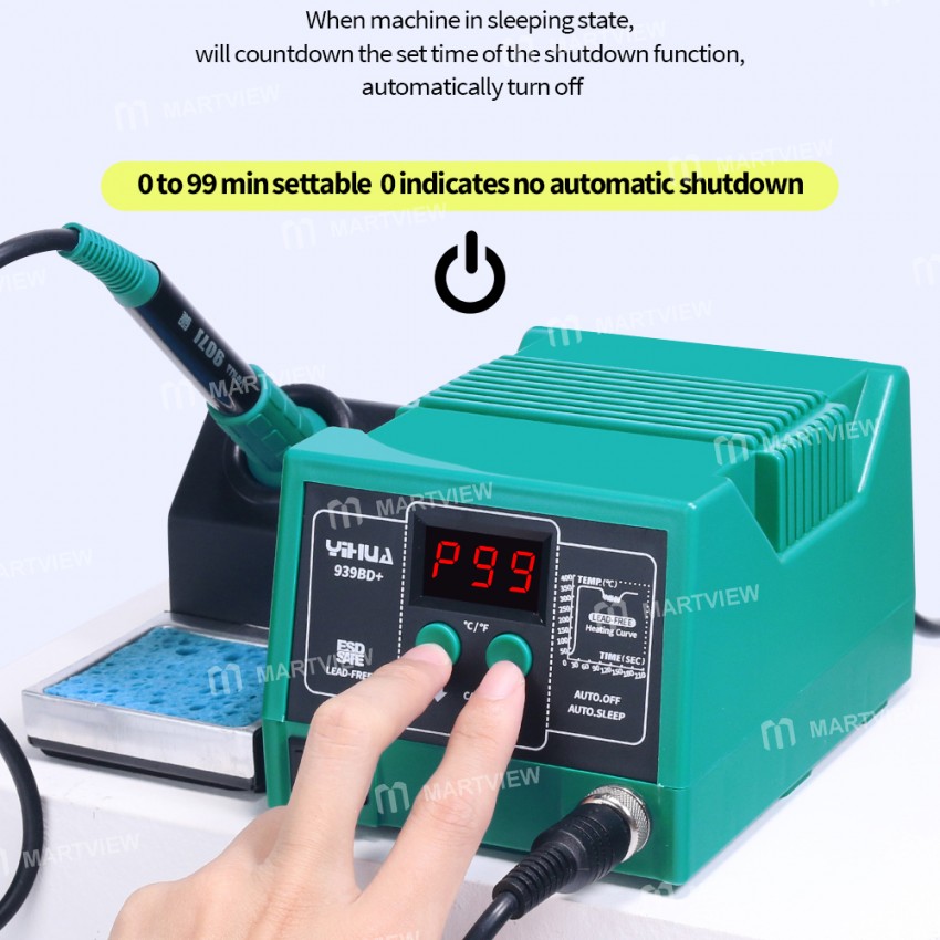 yihua 938bd-120w-digital-display-intelligent-constant-temperature-lead-free-esd-soldering-station-10