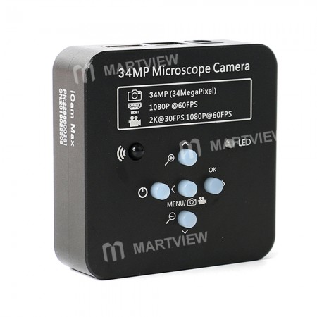 Full HD 34MP HDMI USB Industrial Electronic Digital Microscope Camera