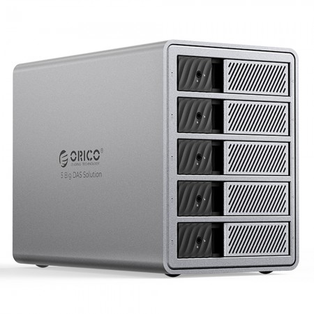 Orico 9858T3 Daisy Chain Thunderbolt 3 40Gbps 5-Bay 3.5-inch SATA to Type-C HDD Docking Station