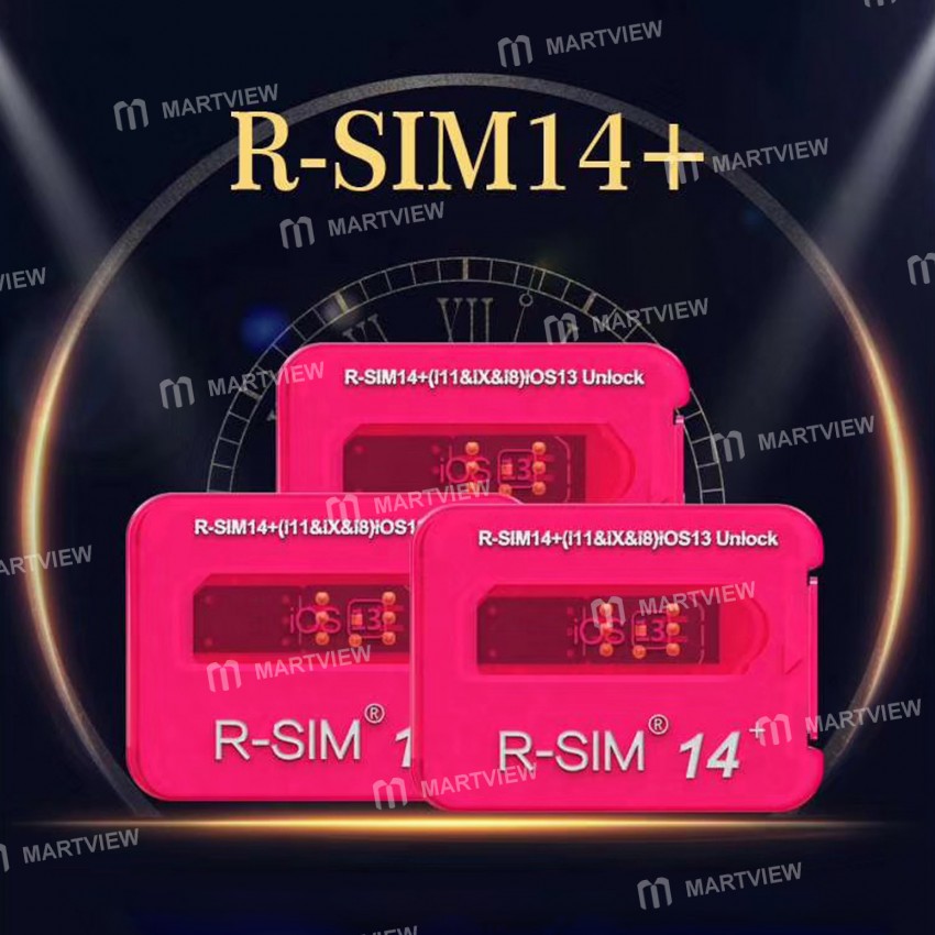Replacement r sim 14 large capacity smart upgraded ios13 system quick sim unlock card