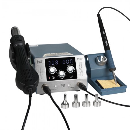 Kaisi 8512P 2-in-1 Constant Temperature Digital Display Hot Air Gun Soldering Iron Rework Station
