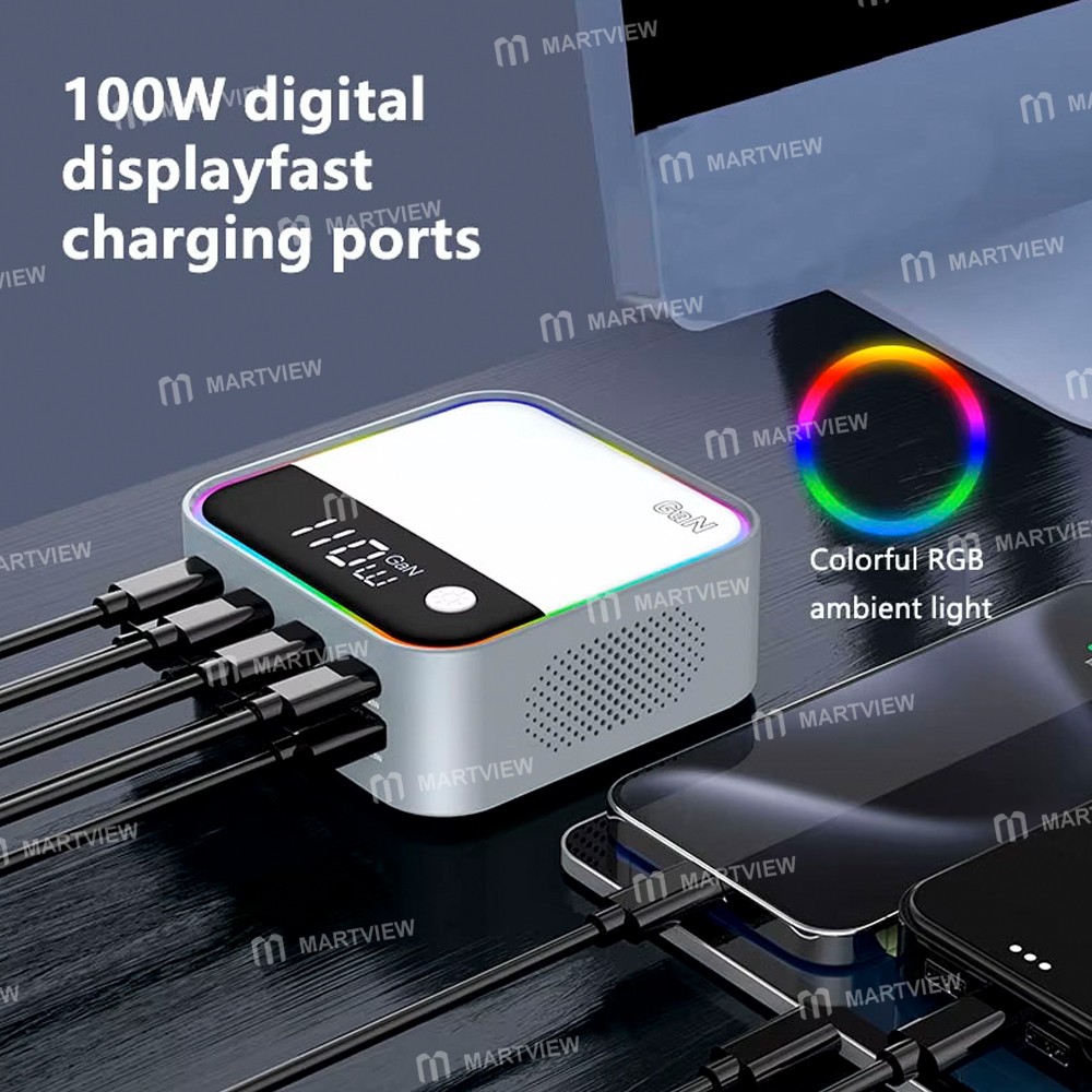 wlx m8-120w-8-ports-desktop-charger-with-pd110w-charging-rgb-atmosphere-lighting-2