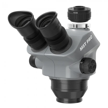 Relife RL-M5T Pro 7-50X Continuous Zoom HD Trinocular Stereo Microscope Head