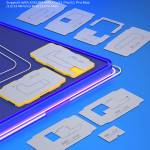 B&R IP-A10 10-in-1 Middle Layer Stencil Planting Tin Platform for iPhone X-12 Pro Max Motherboard