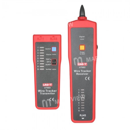 UNI-T UT682 RJ11 RJ45 Wire Tracker Line Finder Telephone Wire tracker Network Cable Tracer Tester