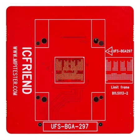 ICFriend BGA UFS-297 Base Board Support Easy Jtag Medusa F64 UFS BGA 297 Socket