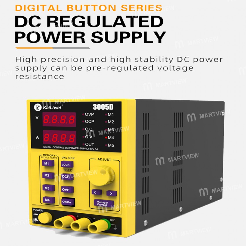 Kailiwei 3005D 30V / 5A Multifunctional DC Stabilized Power Supply